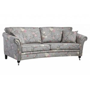 Falsterbo är en snygg soffa från Bröderna Anderssons. Snyggt välvda armstöd och hjulförsedda ben.