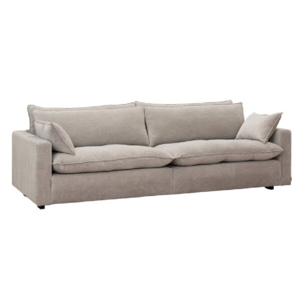 Naomi 3,5-sits tyg beige - Bild 2