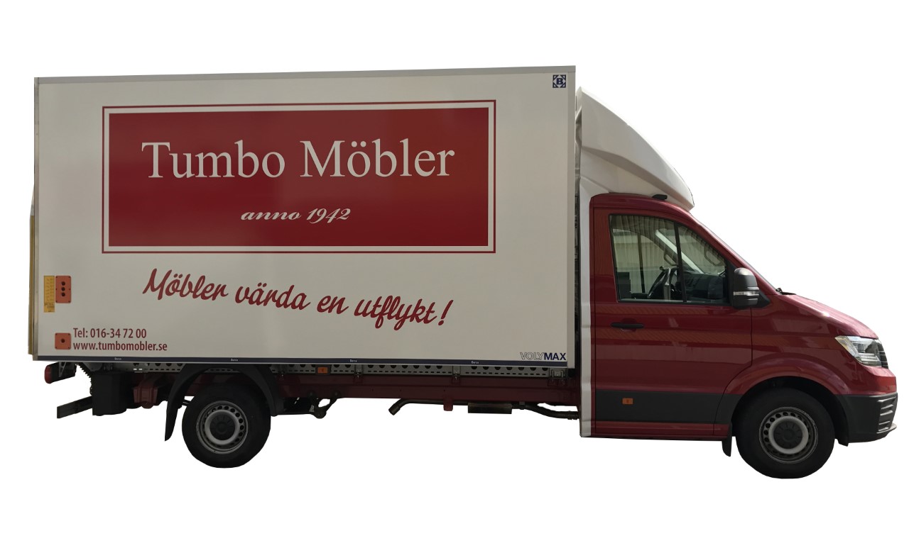 Tumbo Möblers lastbil.