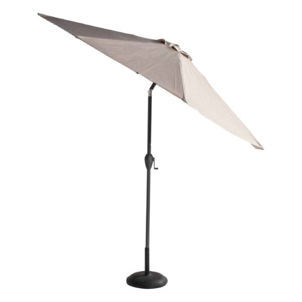 Sun Line parasoll i Taupe har diameter 270 cm och är vinklingsbart. Från Hartman.