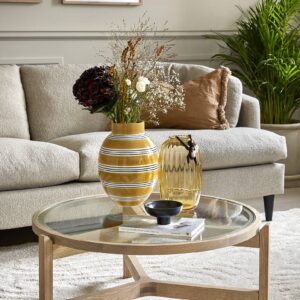 Miljöbild med Brunstads soffa Lyric i tyg Alfa beige.
