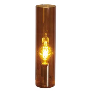 Flake hög bordslampa cognac i glas från By Rydéns. Finns i två höjder: 30 eller 40 cm.