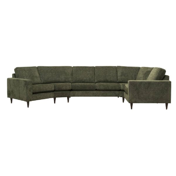 Twist modulsoffa från Burhéns. Här som en svängd hörnvariant.