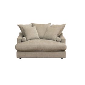 1,5-sits soffa/fåtölj All In i beige tyg från Burhens.