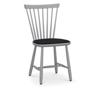 Lyckås pinnstol grå, tygsits