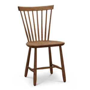 Lyckås pinnstol mörkrostad ek