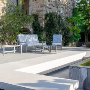 Alternative view of Soffa Fri Form 3-sits grå aluminium grå