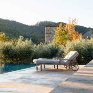 Alternative view of Solsäng Fri Form med hjul grå aluminium