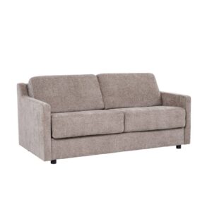 Bäddsoffa Viktory från Hovden är en framåtbäddad soffa med pockertresår.